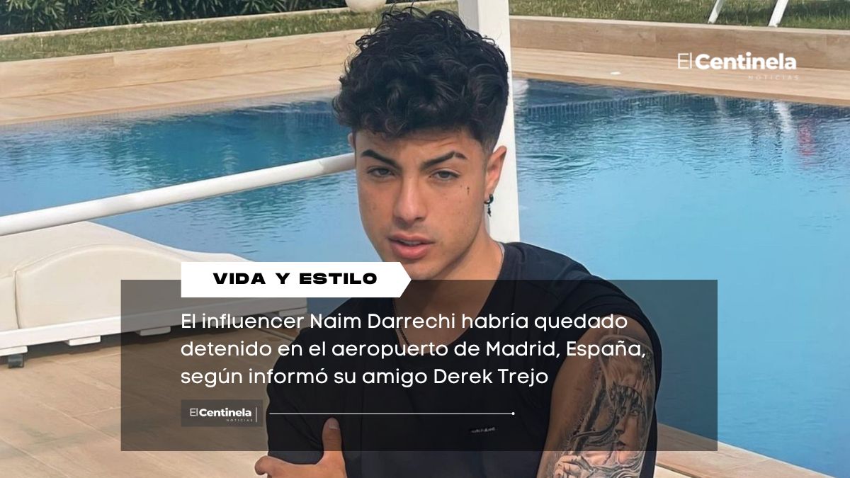 Reportan detención de Naim Darrechi en aeropuerto de Madrid tras denuncia en México
