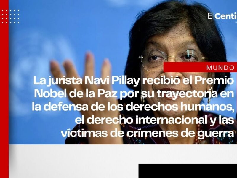 Navi Pillay, jurista africana, gana el Premio Nobel de la Paz por su defensa de los derechos humanos y la justicia