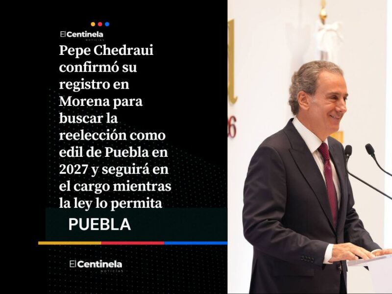 Pepe Chedraui se aferra al hueso: confirma que irá por la reelección de Puebla Capital