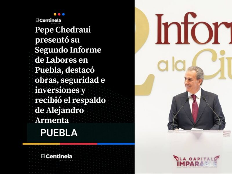 Pepe Chedraui rinde su Segundo Informe de Gobierno y evita definir si buscará la reelección en 2027