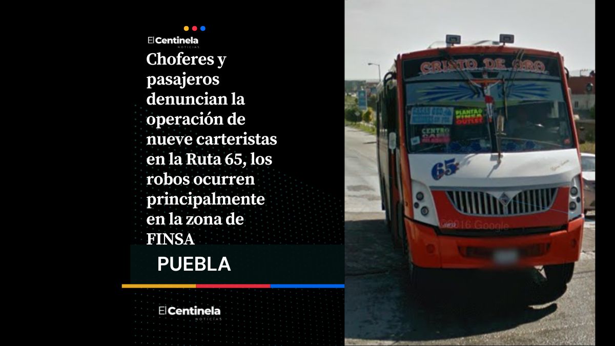 Mantente alerta: Denuncian banda de nueve carteristas que roba a pasajeros de la Ruta 65