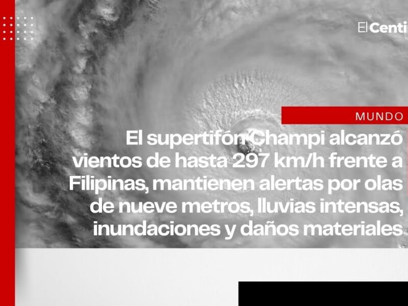 Supertifón Champi: ¿dónde está la tormenta más fuerte del mundo en este 2026?