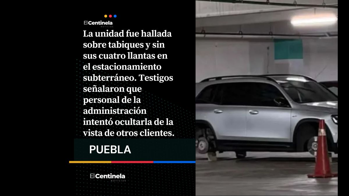 Desvalijan camioneta Mercedes-Benz en Torres Médicas y la administración la cubre con conos y bolsas