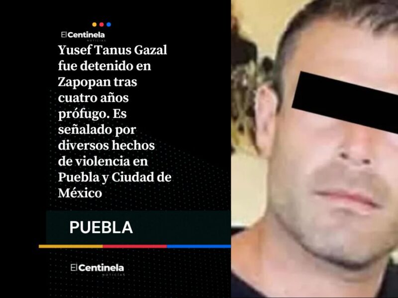 Detienen en Jalisco a Yusef Tanús, empresario libanés que le disparó a un agente de Tránsito en Cholula