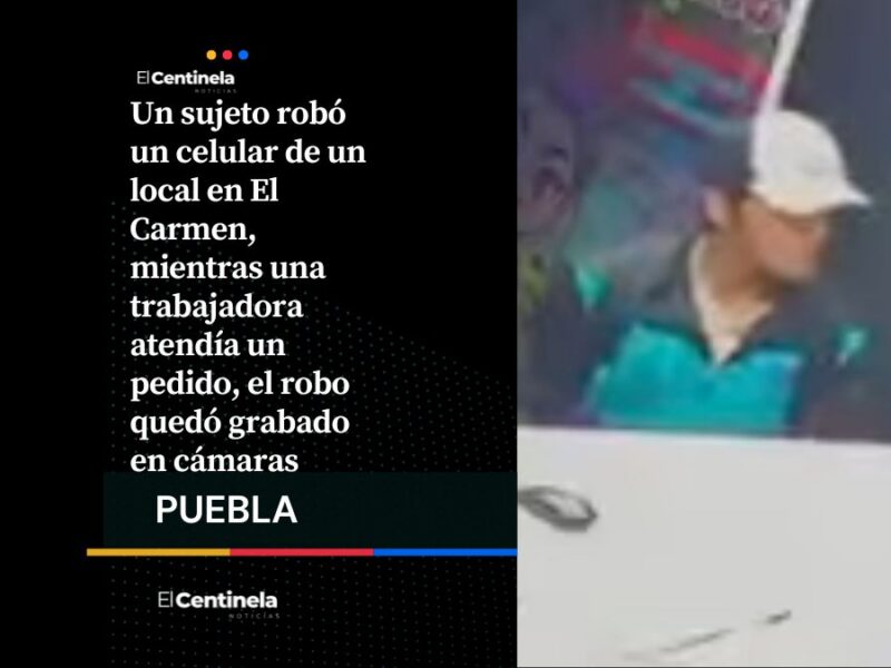 Ladrón roba celular tras distraer a trabajadora en un local de El Carmen mientras atendía