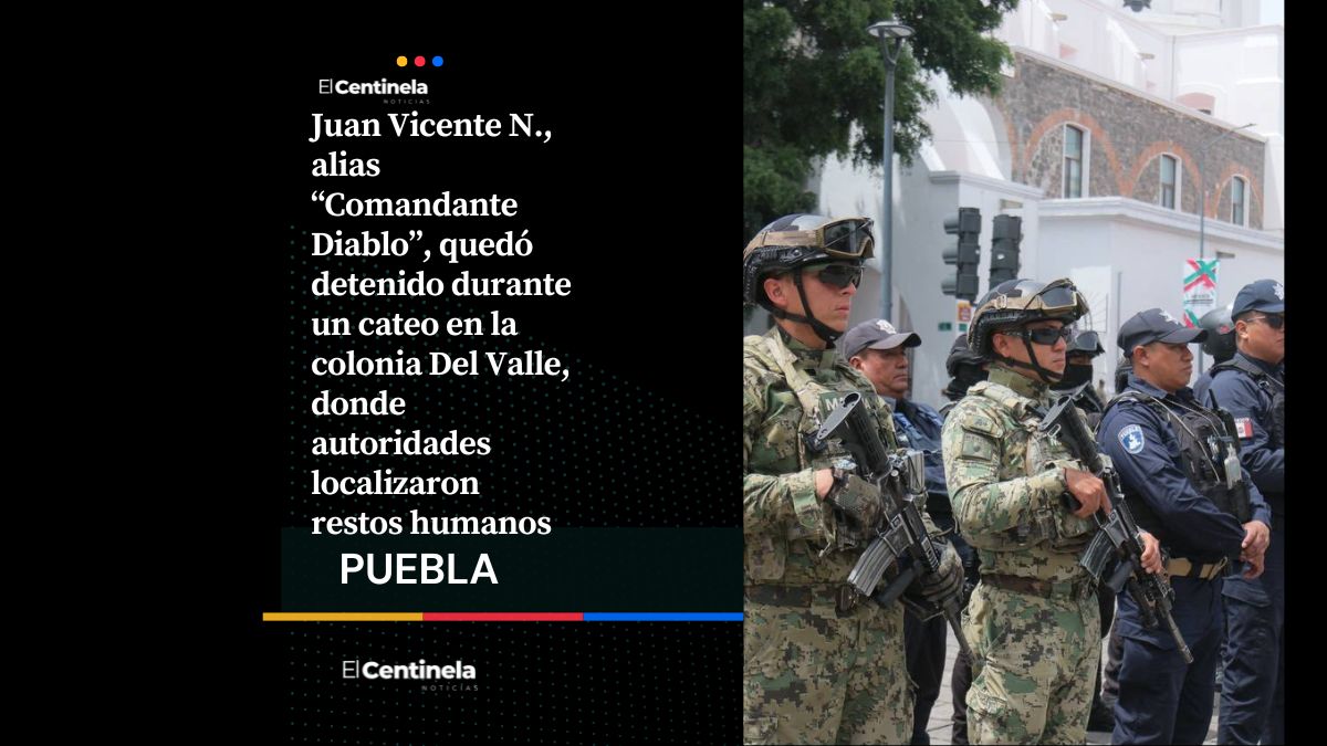 Detienen al “Comandante Diablo” tras cateo en negocio de micheladas en la colonia del Valle