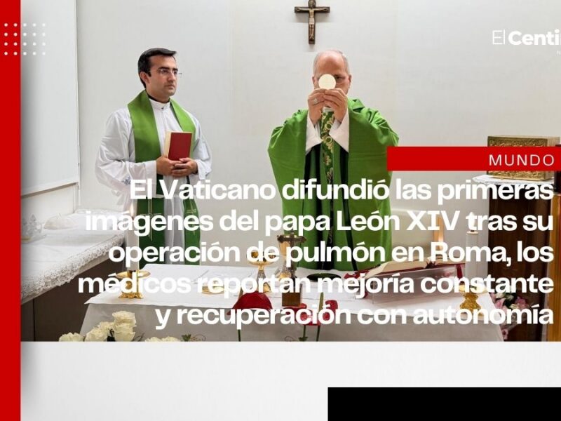 Vaticano publica primeras fotos del papa León XIV tras cirugía de pulmón y reporta mejoría